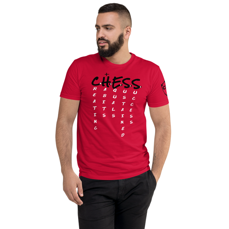 Chess Moves Colors Short Sleeve T-shirt