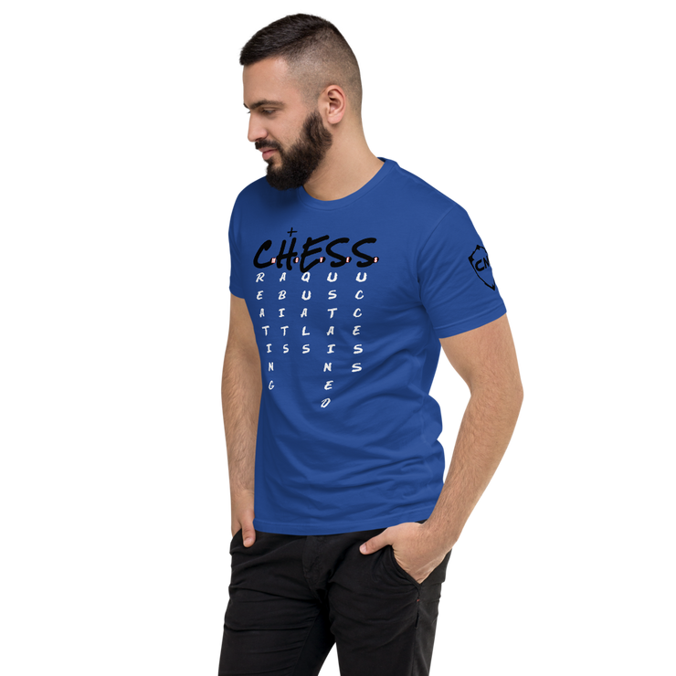 Chess Moves Colors Short Sleeve T-shirt