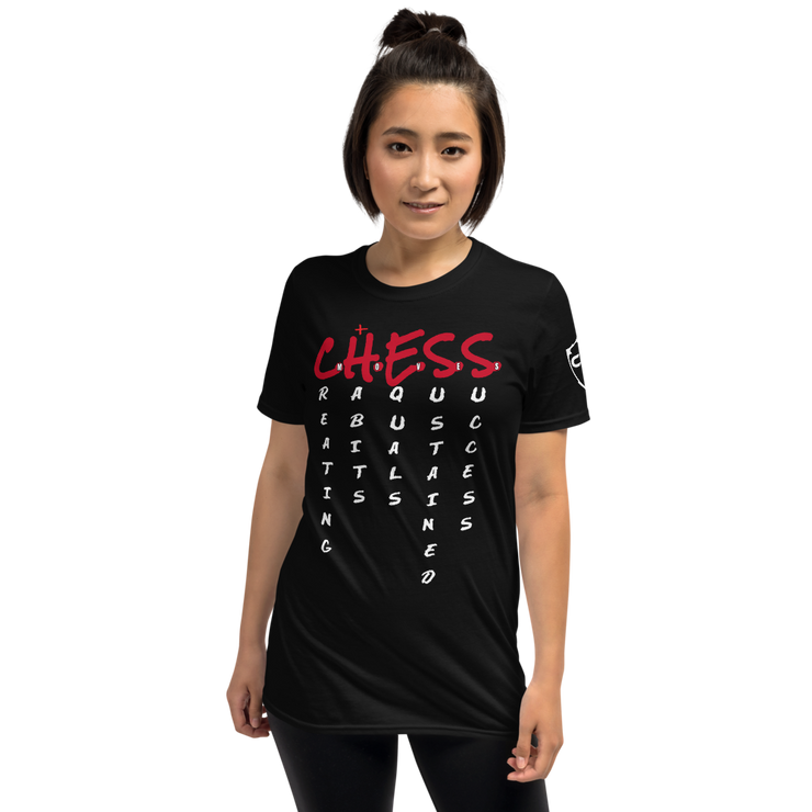 Chess Moves Short-Sleeve Unisex T-Shirt