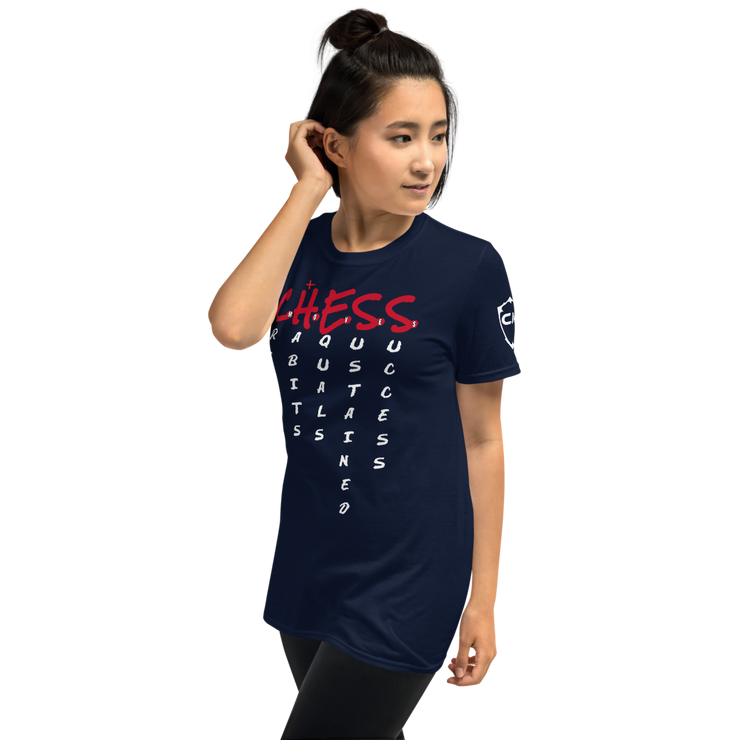 Chess Moves Short-Sleeve Unisex T-Shirt